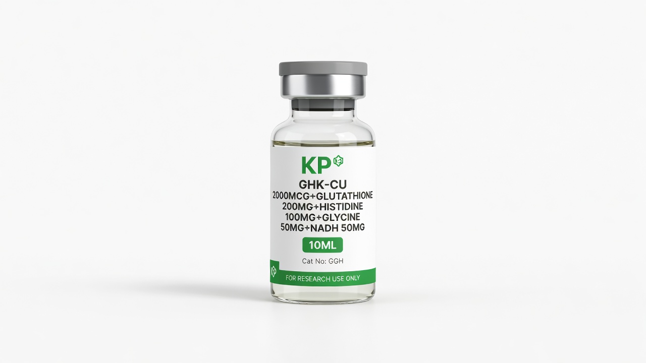 GHK-CU 2000mcg+Glutathione 200mg+Histidine 100mg+Glycine 50mg+NADH 50mg product photo